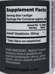 liposomal glutathione essential pro