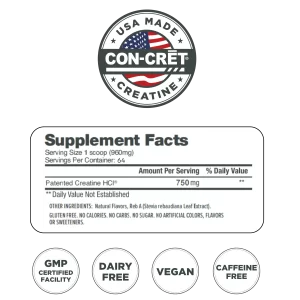 Flavored Creatine Con Cret HCL Powder