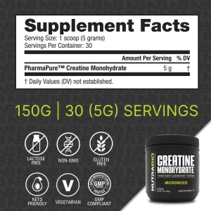 Nutrabio Creatine Monohydrate